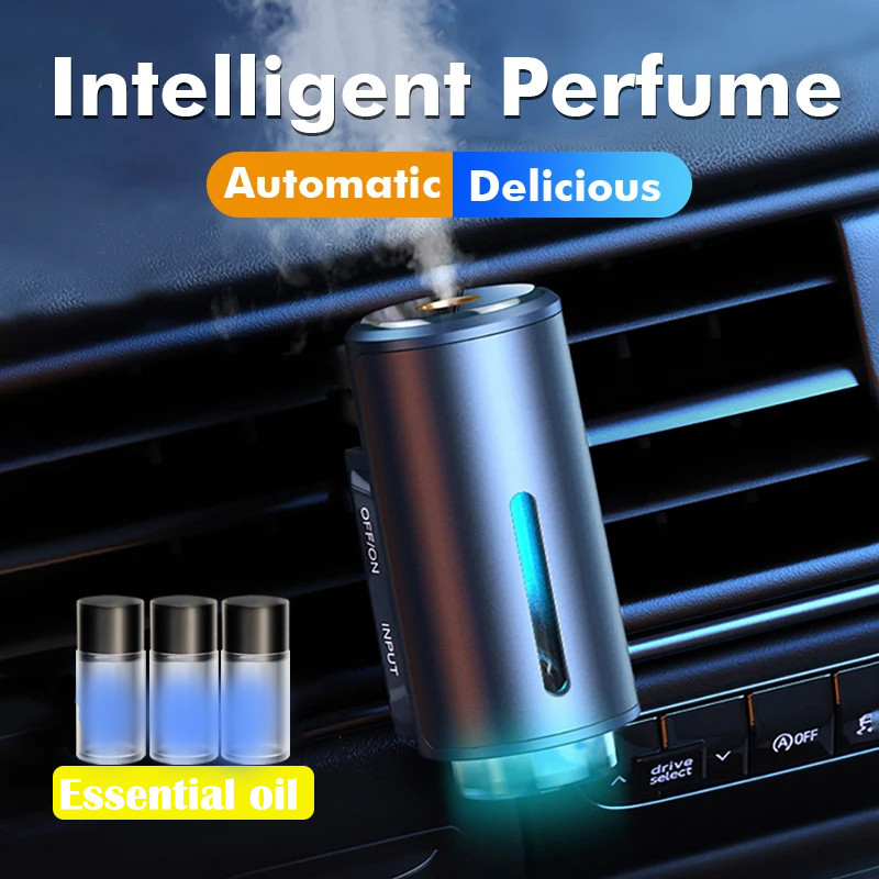 Car Interior Electric Air Freshener Aroma Diffuser Vent Mist Humidifier Removes Odors 0