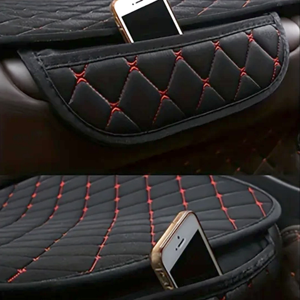 Universal Cotton And Linen Car Seat Covers Car Seat Cushion Set Interior Protector Car Accessories 2