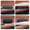 Car Knee Pad Cushion Suede Memory Foam Pillow Comfortable Leg Rest Elastic Auto Headrest Car Access 3