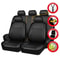 PU Leather Car Seat Cushion Universal Car Seat Set Fully Surrounded Protective Pad Anti Scratch Car 4