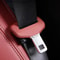 PU Leather Car Seat Belt Protector, Universal Anti-collision Buckle Cover, Wear-resistant Car Interior Case