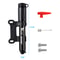 Aluminum Alloy Mini Bike Pump Bicycle Hand Air Pump For MTB And Road Cycling Tire Inflator 4