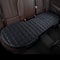 Warm And Comfortable Plaid Embroidered Car Cushion Short Pile Universal Seat Cover With Storage Poc 0