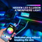 RGB LED Car Ambient Lights Interior Rainbow Atmosphere Kit Acrylic Strips Symphony Streamer 1