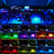 RGB LED Car Ambient Lights Interior Rainbow Atmosphere Kit Acrylic Strips Symphony Streamer 2
