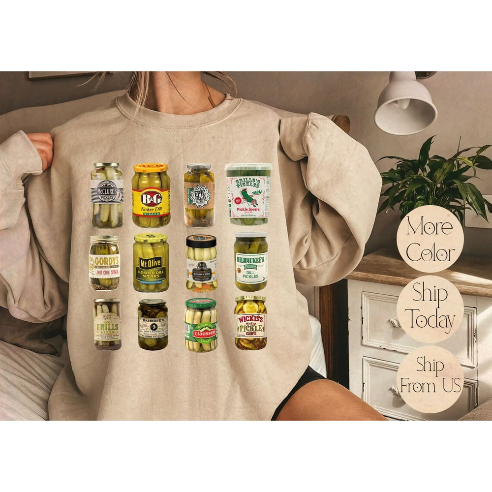 Canned Pickles Sweatshirt, Pickle shirt, Pickle Crewneck Sweatshirt, Pickle Lovers Hoodie, Pickle Crewneck Sweatshirt.jpg