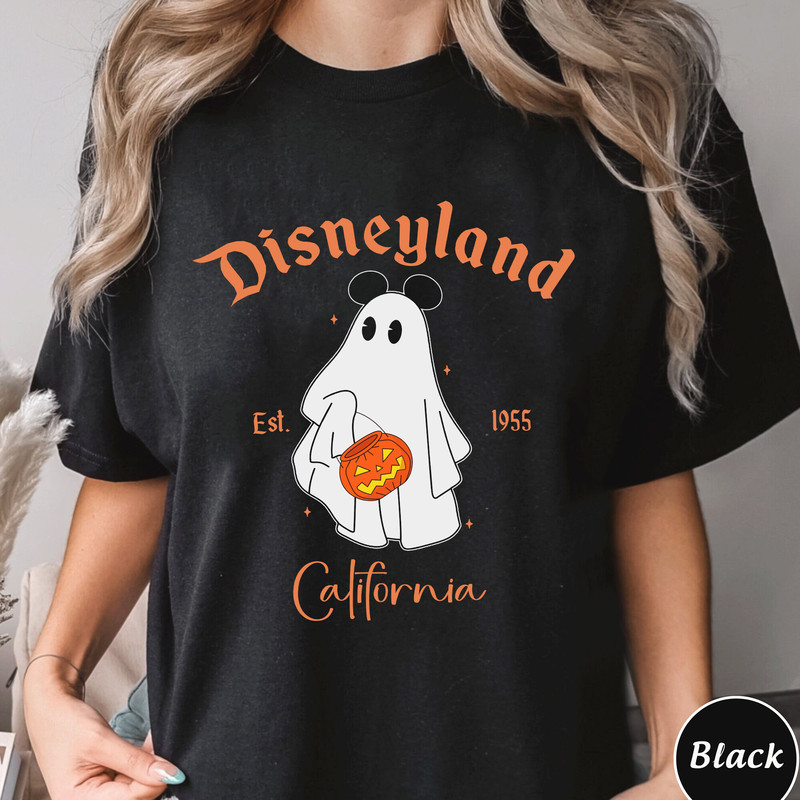 Disneyland Est 1955 Mickey Mouse Sweatshirt, Disneyland Halloween Matching Shirt, Halloween Mickey Ghost,Mickey Halloween Pumpkins Hoodie.jpg
