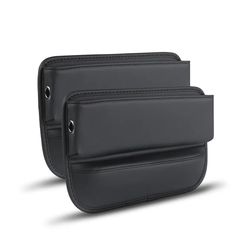 universal car seat gap organizer pu leather auto console side pocket seat crevice storage box
