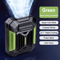Portable Waist Clip Fan With 4000mAh Power Bank LED Flashlight Wearable Personal Fan For Outdoor W 0