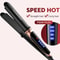 4 Gears Adjustable Temperature 2in1 Professional Flat Iron Hair Straightener Warmup Styling Tool Fo 2