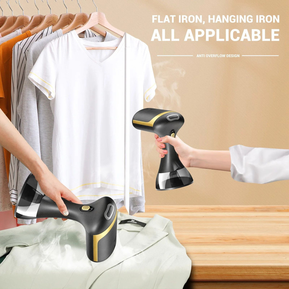 1500W Handheld Steam Iron  Portable Hanging Ironing Machine For Home  Travel Wet  Dry Use 350ml Wat 4