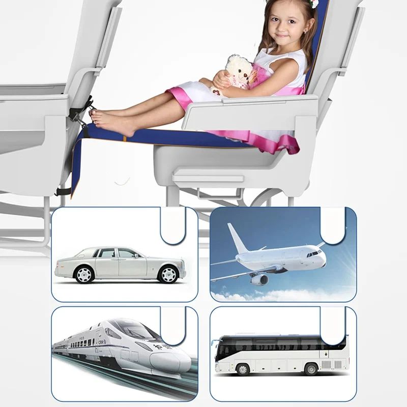 Travel Footrest Hammock For Adult Kids Multifunctional Airplane Foot Hanger Baby Sleeping Bed For P 5