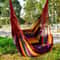 Outdoor Hammock Chair Canvas Leisure Swing Hanging Chair Without Pillow And Cushion Indoor Outdoor 0