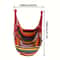 Outdoor Hammock Chair Canvas Leisure Swing Hanging Chair Without Pillow And Cushion Indoor Outdoor 3