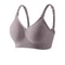 High Quality SingleHanded Front Buckle Nursing Bra Breathable Seamless Maternity PushUp Breastfeedi 8