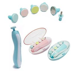 multifunctional electric baby nail trimmer & manicure tool set – safe nail file clippers for newborns & toddlers