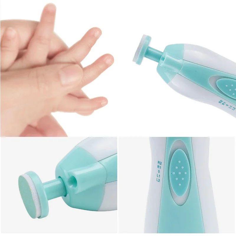 Multifunctional Electric Baby Nail Trimmer  Manicure Tool Set  Safe Nail File Clippers For Newborns 5