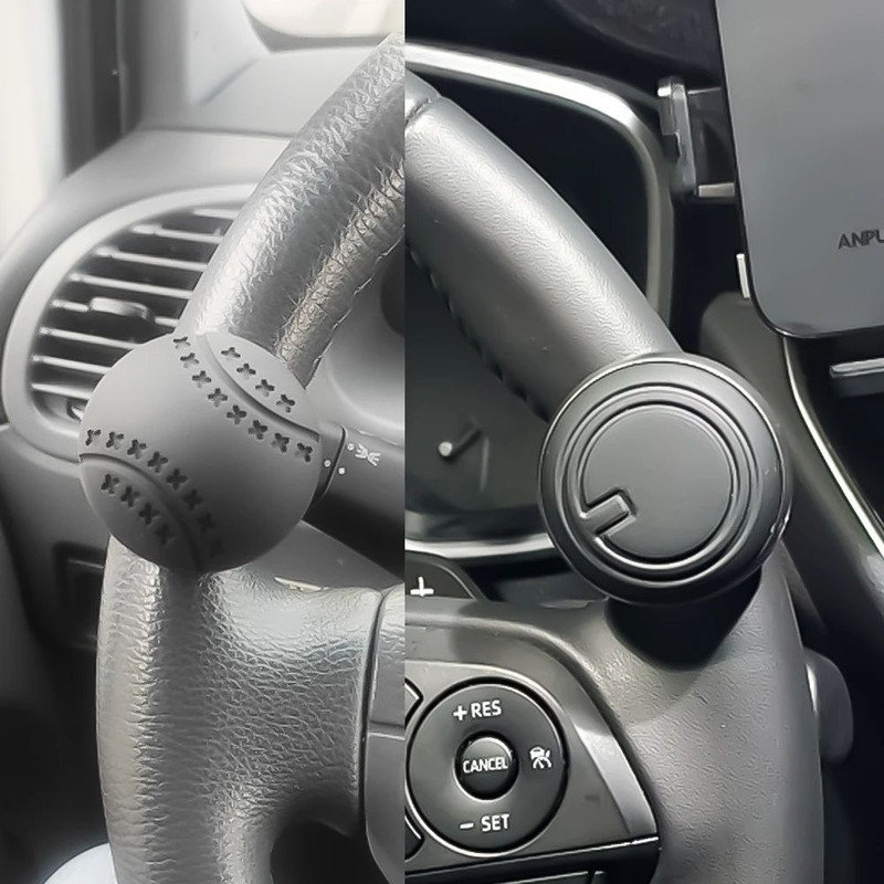 Steering Wheel Booster Spinner Knob With Power Handle Ball  Metal Bearing For Effortless OneHanded  5