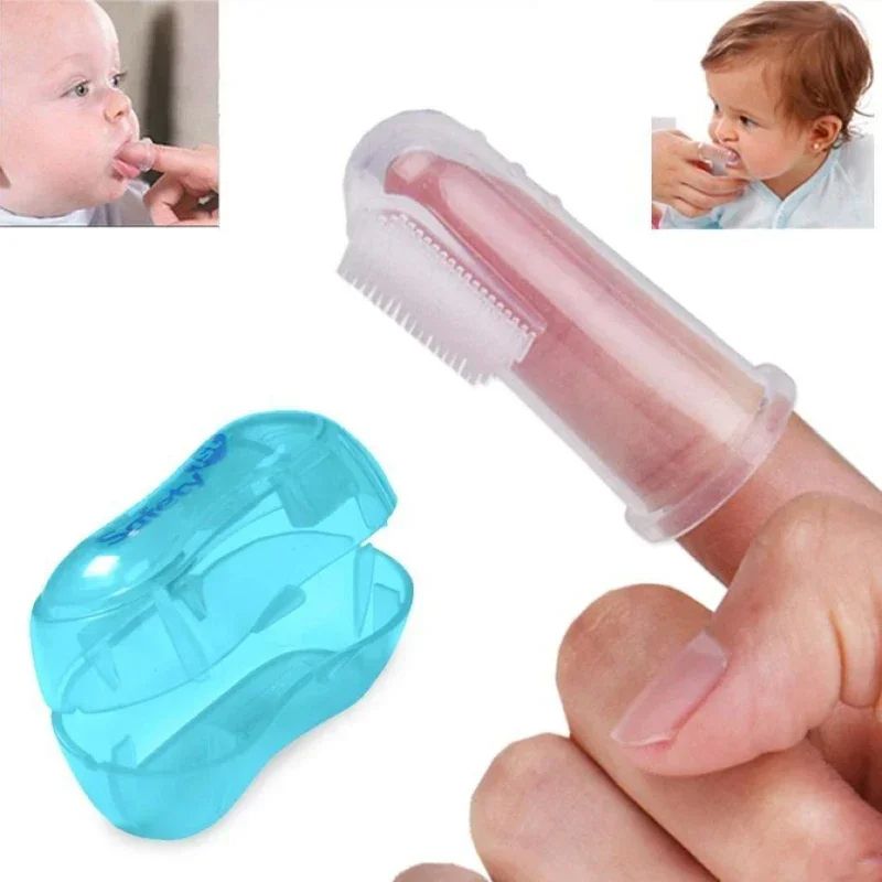 Super Soft Pet Finger Toothbrush For Dog Cat Teddy Dog Brush For Bad Breath Tartar  Teeth Cleaning 5