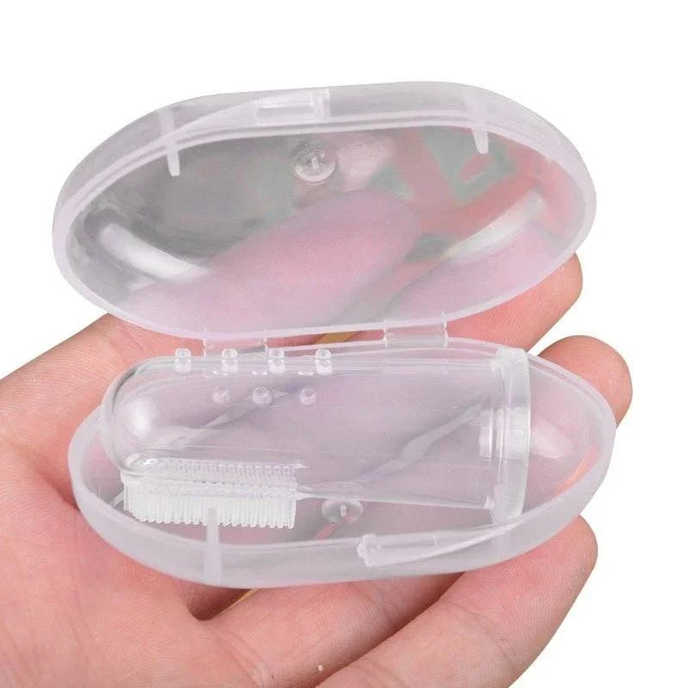 Super Soft Pet Finger Toothbrush For Dog Cat Teddy Dog Brush For Bad Breath Tartar  Teeth Cleaning 6