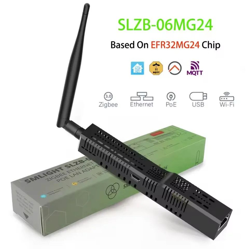 SMLIGHT SLZB06 Zigbee Adapter With Ethernet USB WiFi  PoE  Compatible With Zigbee2MQTT ZHA Home Ass 7