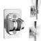 1PC Wall Mount Strong Adhesive Shower Head Holder ABS Waterproof Adjustable Bathroom Bracket 0
