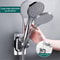 1PC Wall Mount Strong Adhesive Shower Head Holder ABS Waterproof Adjustable Bathroom Bracket 3