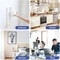 10 Pcs Strong Adhesive Hooks Waterproof Wall Hangers For Picture Frames Posters Kitchen Bathroom A 5
