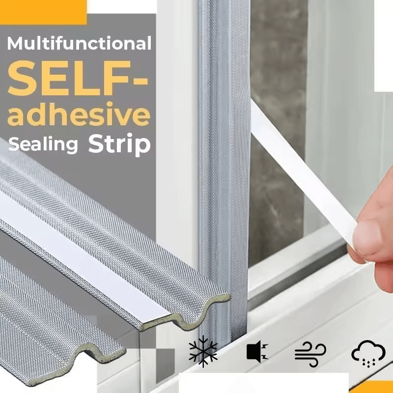 40M Acoustic Insulation Foam Weather Seal Strip For Sliding Door Windows Windproof Soundproof SelfA 2