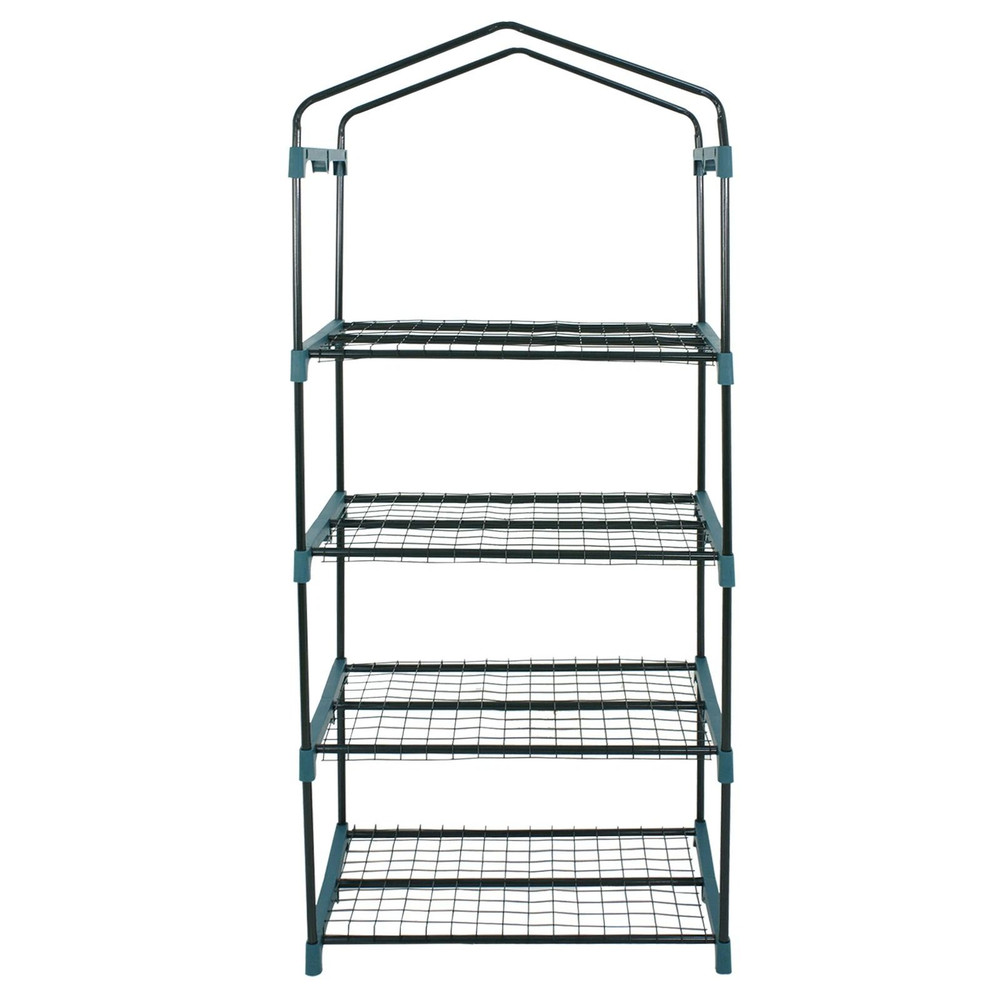 4Tier Walkin Greenhouse For Plants Seeds Flowers Durable Storage Shelves For Backyard Patio Balco 2