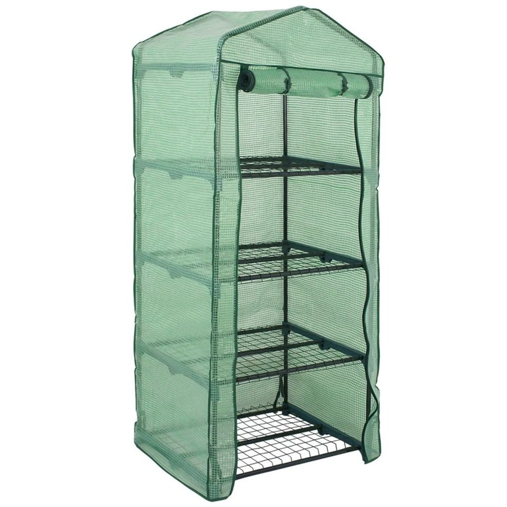 4Tier Walkin Greenhouse For Plants Seeds Flowers Durable Storage Shelves For Backyard Patio Balco 6