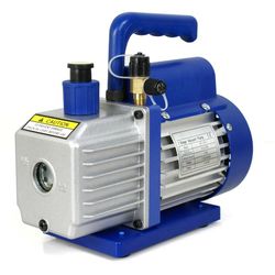 3.5cfm rotary vane vacuum pump 1/4hp deep vacuum pump for hvac refrigerant low noise, high-efficiency ac air tool
