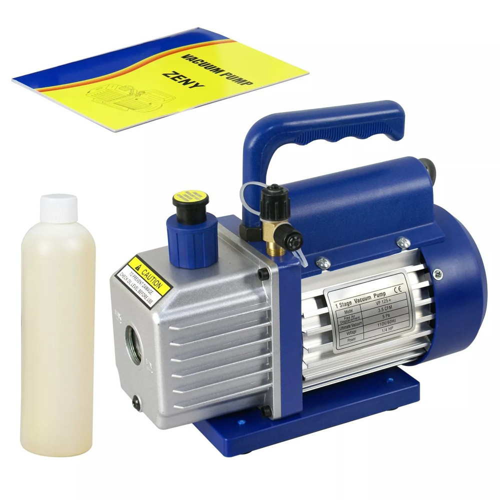 35CFM Rotary Vane Vacuum Pump 14HP Deep Vacuum Pump For HVAC Refrigerant Low Noise HighEfficiency A 1