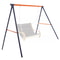 Metal AFrame Swing Set Stand For Kids HeavyDuty Backyard Play Frame With Fun Outdoor Swing Chair Fo 1