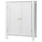 White Wooden Bathroom Floor Cabinet 3Shelf Storage Cupboard Free Standing Organizer For Bathroom E 4