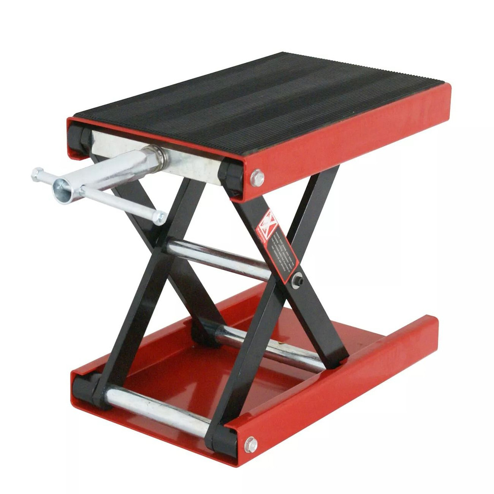 Wide Deck Motorcycle Scissor Jack Lift Stand HeavyDuty 1100 Lbs Capacity For Cruiser Touring Wido 15