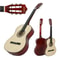 38 Wooden Beginners Acoustic Guitar Set With Case Strap Pick Natural Finish For RightHanded Player 8