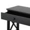 Black Console Table With Drawer Storage Shelf Sturdy Sofa Table Hallway Furniture For Living Room 1