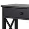 Black Console Table With Drawer  Storage Shelf  Sturdy Sofa Table Hallway Furniture For Living Room 2