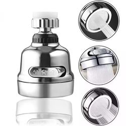 360 degree rotating faucet – movable kitchen tap head with water-saving nozzle sprayer for flexible washing