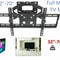 FixedTiltFull Motion TV Wall Mount Bracket Fits 1070 Inch TVs Universal VESA Compatible For Upto 10