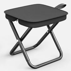 style bar folding stool, foldable camping chair with carry bag, strong lightweight outdoor seat for travel picnic beach