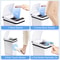 2 Pack Automatic Trash Cans Touchless Motion Sensor Slim with Lid, Bathroom Bedroom Living Room Office White