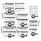 24pcs Kitchen Storage Container Set, Reusable Dishwasher Safe Plastic Bins Flip Lid Food Containers for Fruits Vegetable