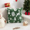 Christmas Pillow Covers Christmas Tree Little Bell Pattern Imitation Reindeer Stars Snowflakes Pill 2