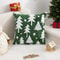 Christmas Pillow Covers Christmas Tree Little Bell Pattern Imitation Reindeer Stars Snowflakes Pill 3