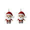 Christmas Santa Claus Earrings Acrylic For Girlfriend Women Holiday Jewelry Double Sided Ear Pendan 5