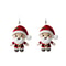 Christmas Santa Claus Earrings Acrylic For Girlfriend Women Holiday Jewelry Double Sided Ear Pendan 5