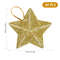 Gold Glitter Star Mini Christmas Tree Hanging Pendant Star Ornament Decoration Tree Pendant For Ch 1