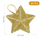 Gold Glitter Star Mini Christmas Tree Hanging Pendant Star Ornament Decoration Tree Pendant For Ch 1